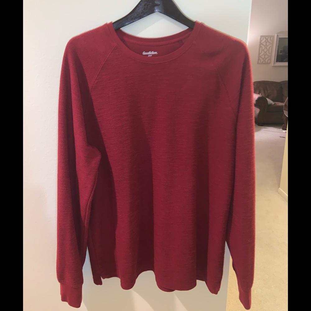 Long sleeve thermal sweater